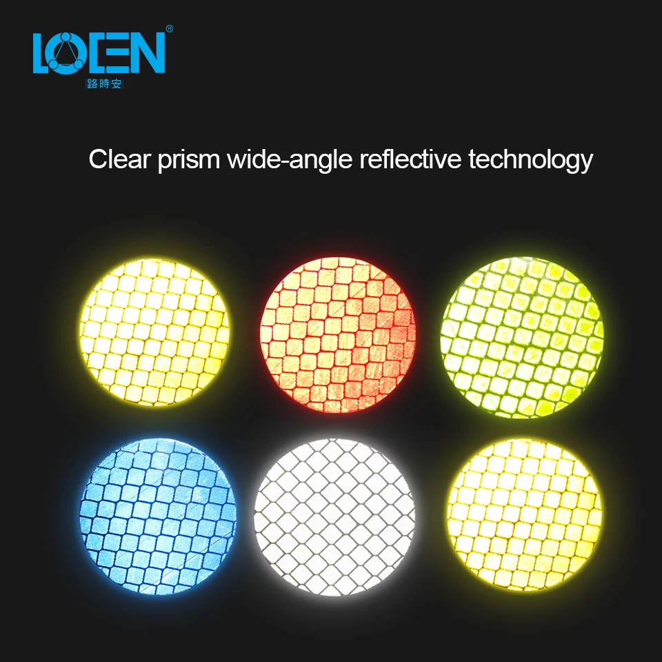 Однотонная круглая Светоотражающая наклейка для автомобильной двери