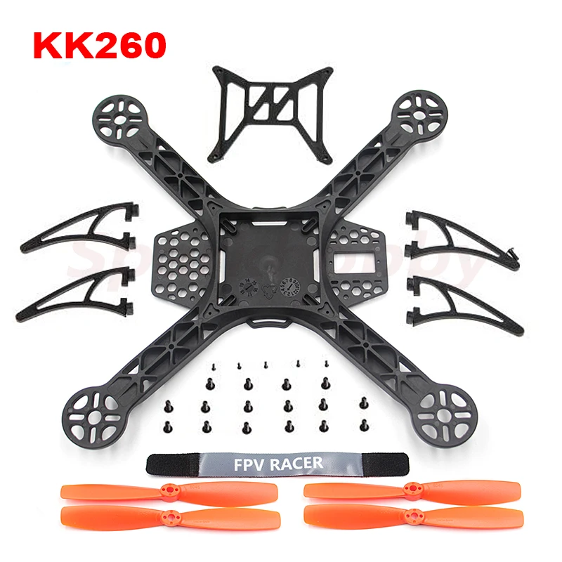 Комплект рамок KK260 260 мм FPV 5-6 дюймов 5 В 2 А BEC 2-4S светодиодные модули QAV250 улучшенное