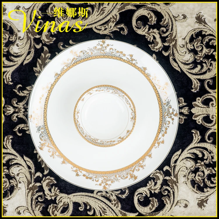 Роскошная Посуда в европейском стиле Пномпень керамическое обеденное блюдо