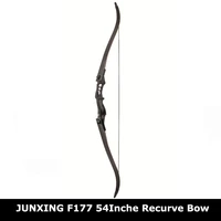 junxing f177 54inche recurve bow 30 50lbs aluminum riser for archery hunting shooting