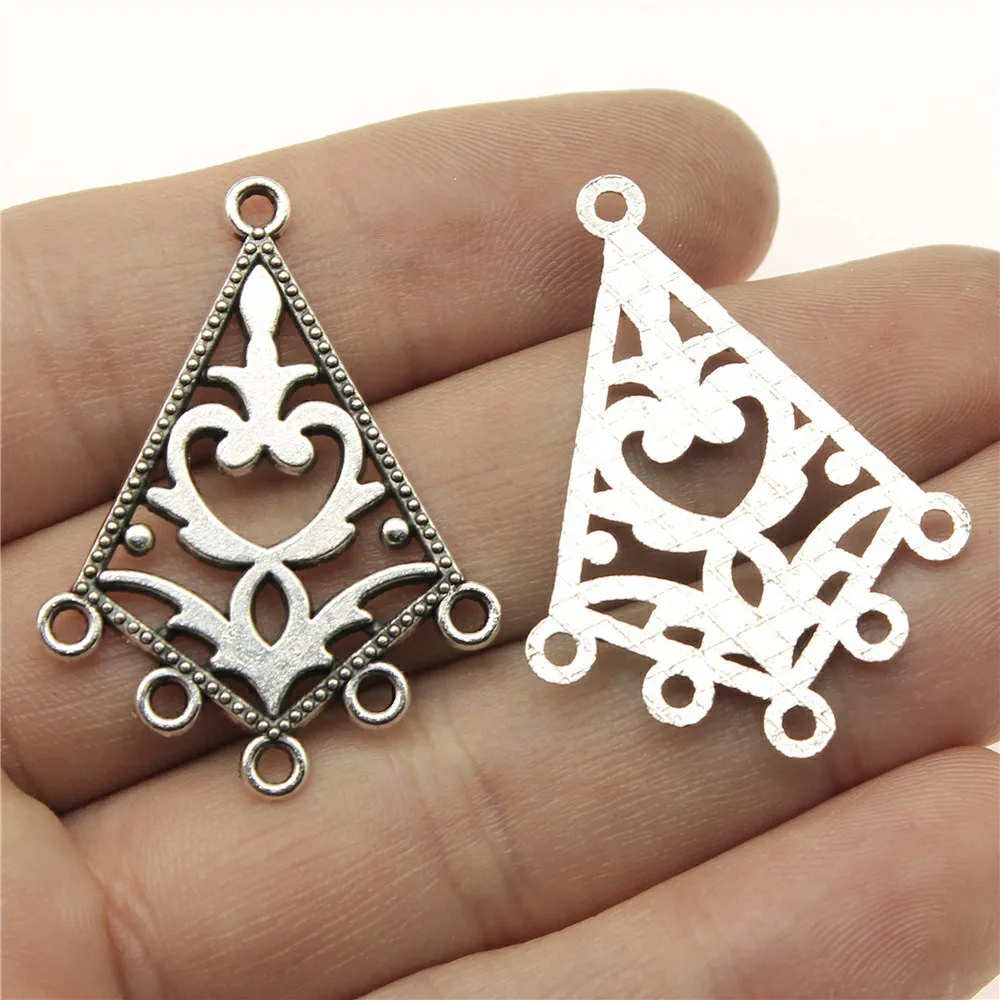 

Charms For Jewelry Making Bulk 1pcs Earring diy earrings making accessories Connectors 37x27mm