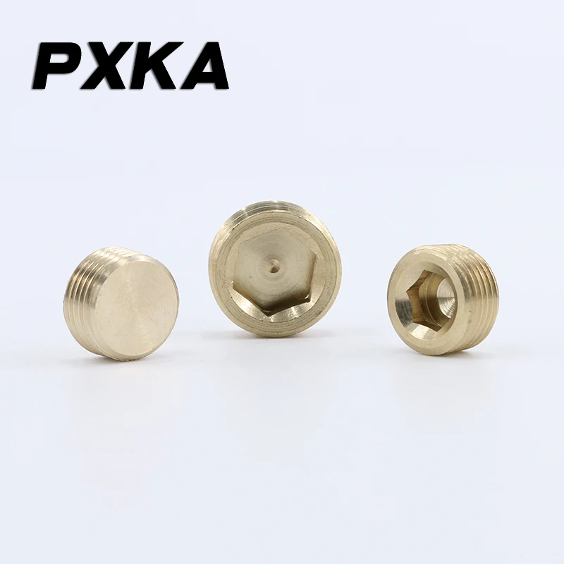 2 шт. пневматическая латунная внешняя зубная заглушка для труб медная 1/8 1/4 3/8 1/2 3/4