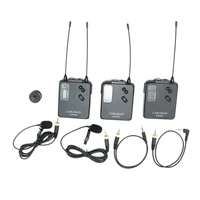 carlirad wireless lavalier microphone system portable system 60m range for dslr camera phone interview recording