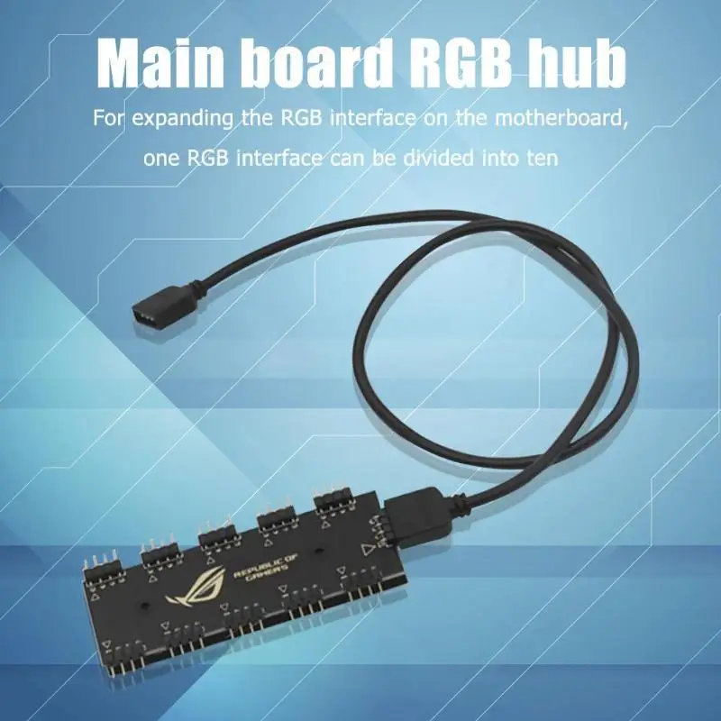 5V 3Pin/12V 4Pin материнская плата RGB синхронизации концентратор разделитель для