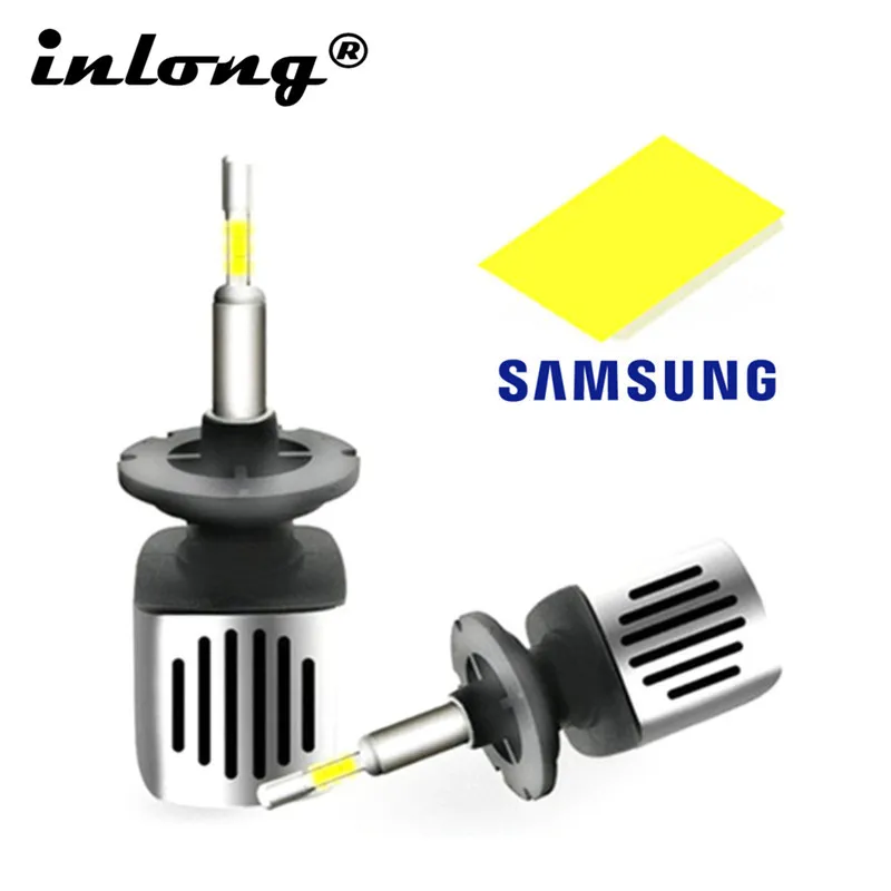 Комплект из 2 предметов с 4 стороны SAMSUNG чипы мини H1 LED H7 H4 H8 H11 9005 9006 HB4 Автомобильные