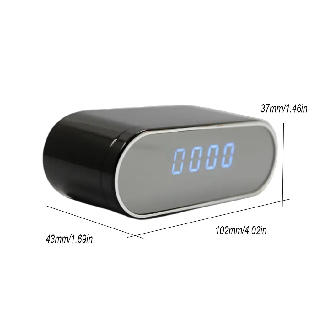 

1080P HD Clock Camera WIFI Control Concealed IR Night View Alarm Camcorder PK Z10 Digital Clock Video Camera Mini DV DVR