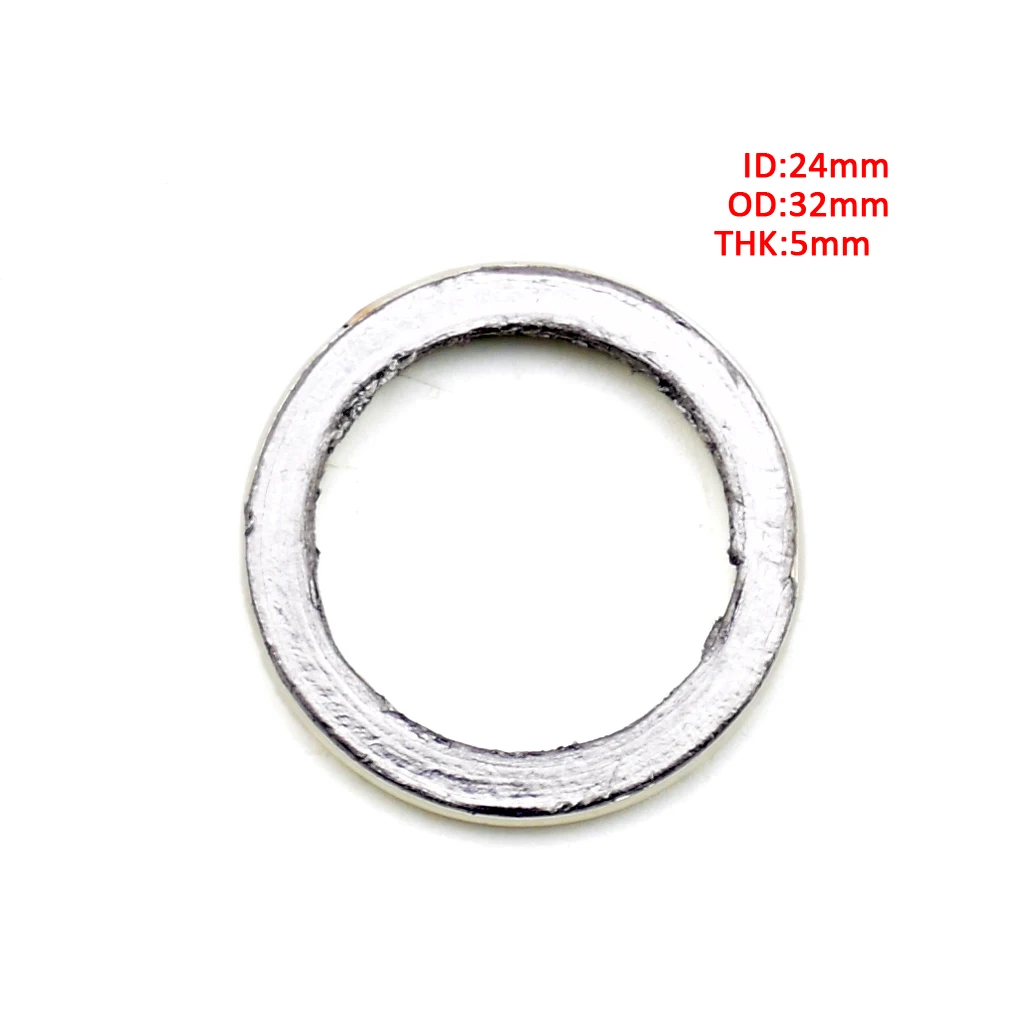 Motorcycle Exhaust Crush Gasket Pipe Graphite Muffler Silencer Connector for Dirt/Pit Bike/ATV/Scooter | Автомобили и мотоциклы