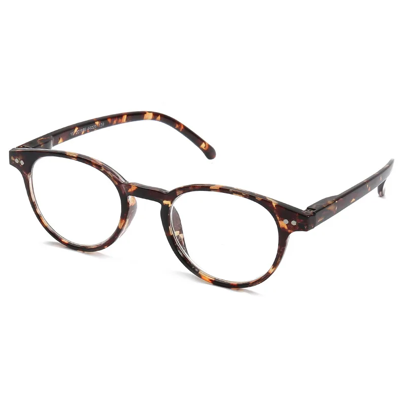 Для женщин очки для чтения в круглой оправе леопардовой мужчин Классический