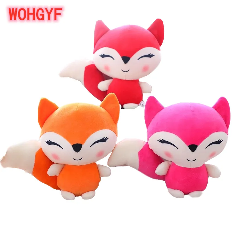 1 шт. 18 см/23 см Kawaii Фокс игрушки Fortune Кошка чучело Lucky Cat плюшевые Животные кукла