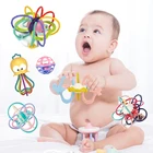 Манхэттенский шар, игрушки для младенцев, погремушки, обучающие игры, рождественский подарок для новорожденных, 0 месяцев