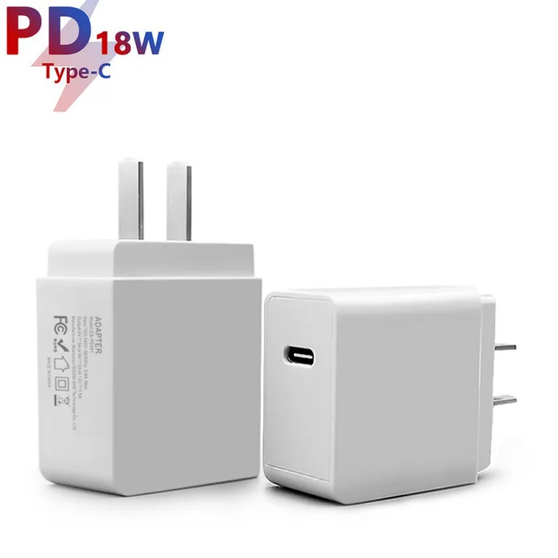 USB C зарядное устройство 18 Вт доставка питания 3 0 ультра-компактный настенное для