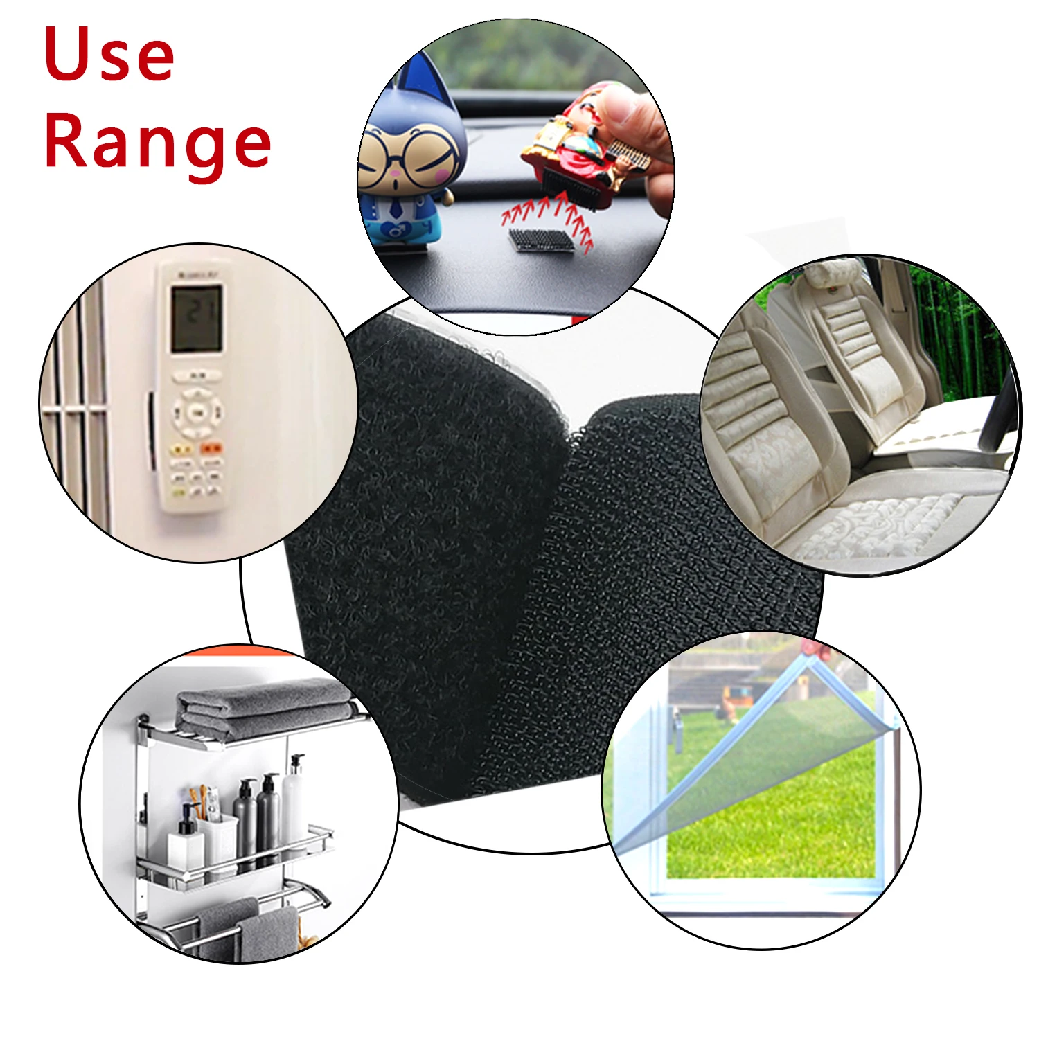 10×15cm 4Pairs/Lot Strong Self Adhesive Fastener Stickers Tape For Bed Sheet Sofa Mat Carpet Anti Slip Diy |