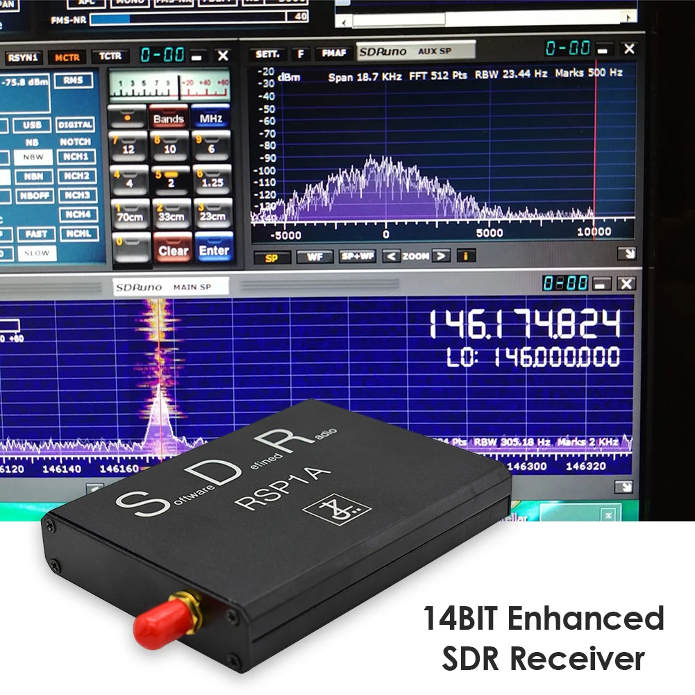 SDR приемник Sdrplay Rsp1A широкополосный 1 кГц ~ 2 ГГц 14Bit AM FM HF в режиме SSB CW полный