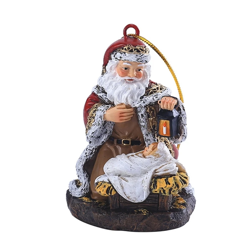 

Christmas Hanging Decorations Personalized Xmas Santa Claus Figurines Charm