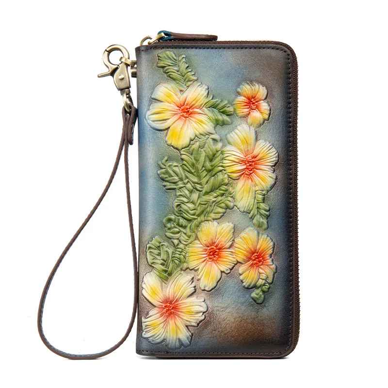 

Женский кошелек из натуральной кожи, с Rfid-защитой