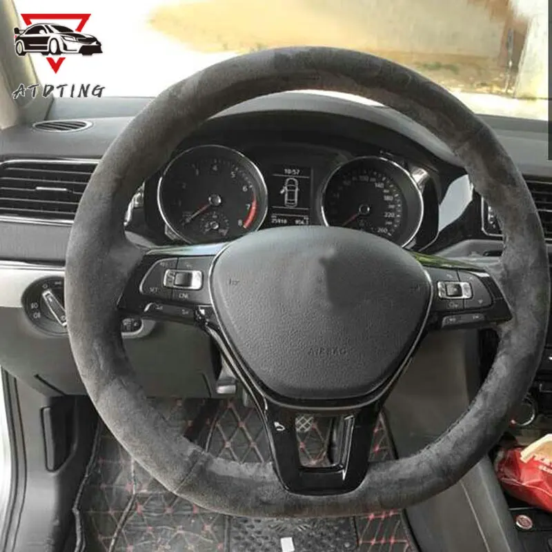 Искусственная кожа, сшитая вручную, черная замша, для VW GOLF 7 (art.: 3920b59faed99) - 3920b59faed99