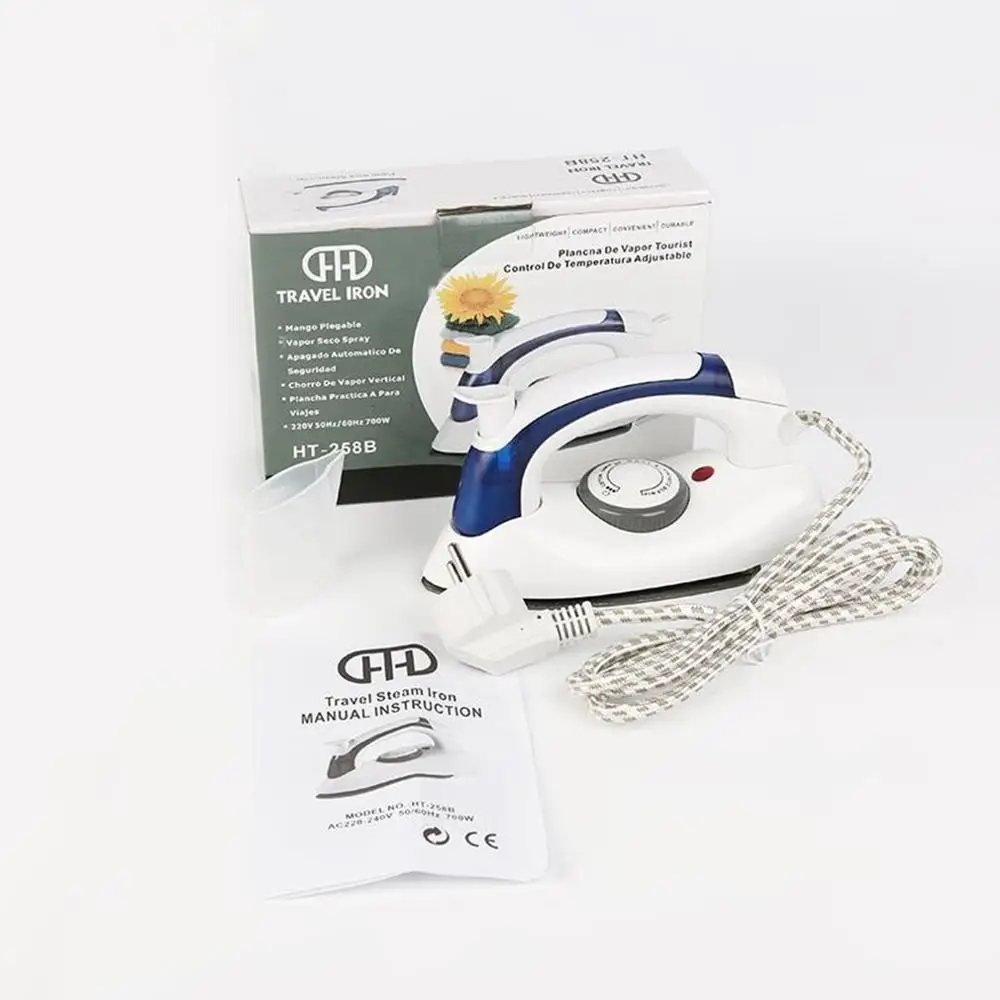 Компактный размер складная ручка электрический паровой утюг высокой мощности 700
