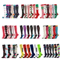 567 pairspack compression socks women men 30 mmhg knee high sports varicose veins nursing compression stockings dropshipping