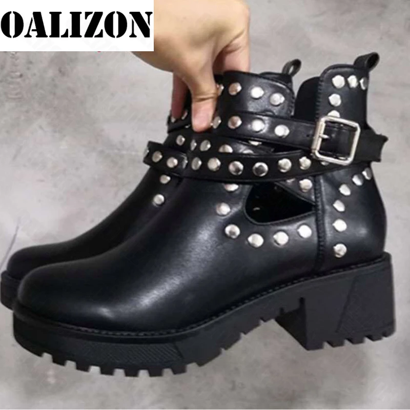 

Женские ботинки на платформе, теплые ботинки с круглым носком, ремешком на щиколотке и пряжкой, на среднем каблуке, зимний сезон 2021