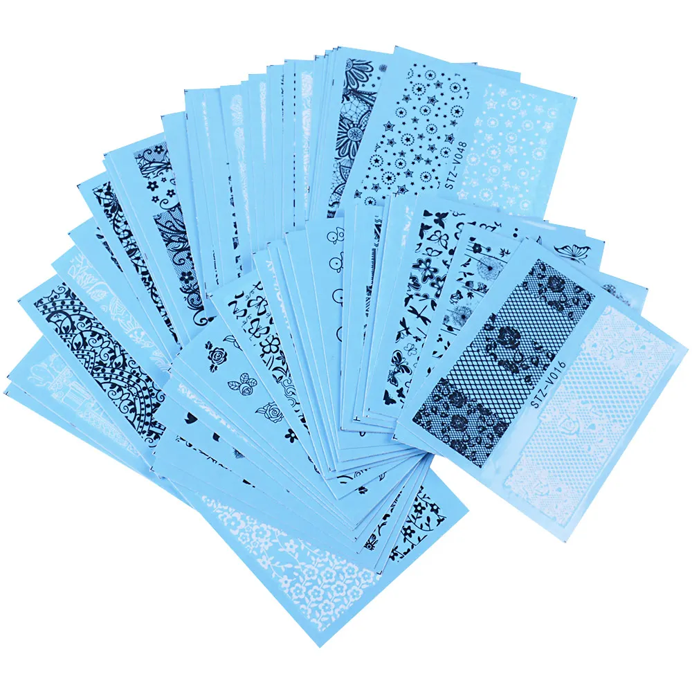 

Butterfly Nail Stickers Water Transfer Nail Decals Flowers Butterfly Series Nail Art DIY Decals for Women Girls Decals