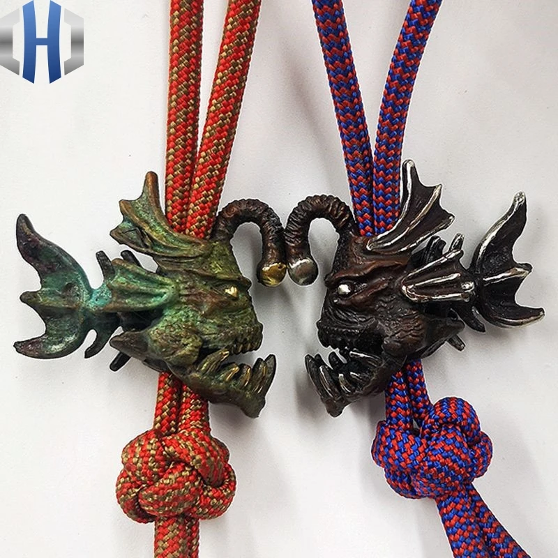 Нож фонарь рыба винтажная Медь ручная гравировка личность креативный зонтик