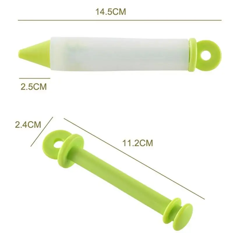 

Silicone Food Writing Pen Chocolate Cake Decorating Tool Mold Cup Cookie Cake Icing Nozzles Pastry Cream Tools Kitchen F9B8