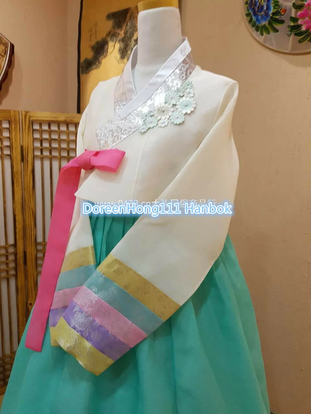 Женский Традиционный корейский Костюм-ханбок для женщин благородная и