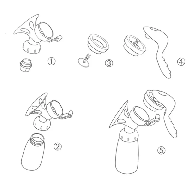 Manual Breast Pump Breast Milk Pumps Baby Nipple Suction Nipple Pump Mom Love Nursing Breast Baby Feeding Bottle
