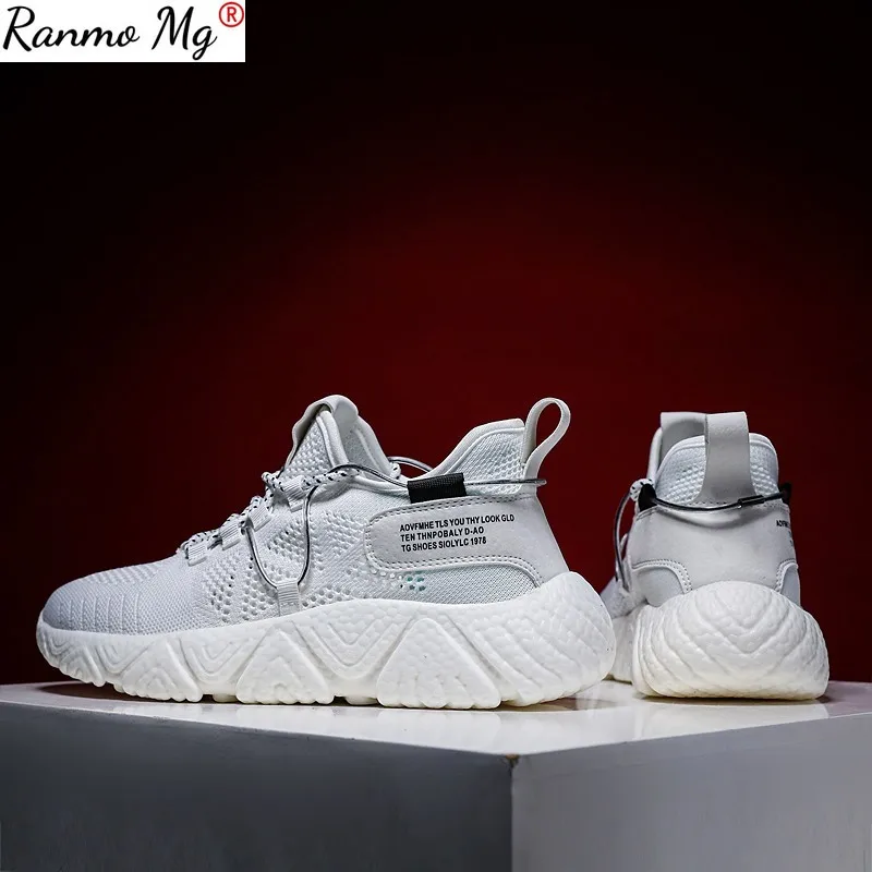 

Outdoor Men Sneakers Lace Up Comfortable Male Shoes 2021 New Summer Brand Fashion Men Light Casual Shoes Breathable Mesh Shoes