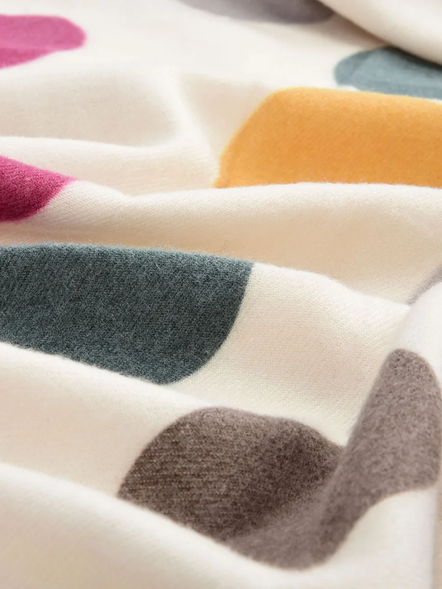 

Soft women Scarf Cashmere Scarves Ladies Shawl Wraps Autumn Winter Pashmina Dot Printed Female Hijab Headband Neck Scarf/SF1330