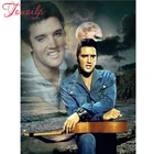 Алмазная живопись TOUOILP 3d 5D Elvis, вышивка крестиком, Круглая Мозаика, картина-пазл для хобби