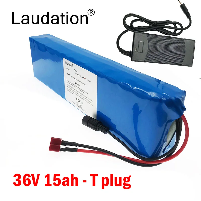 Аккумулятор высокой емкости 36 В с зарядным устройством 2a 21700 10s3p 36В 15ah/15000mah литий