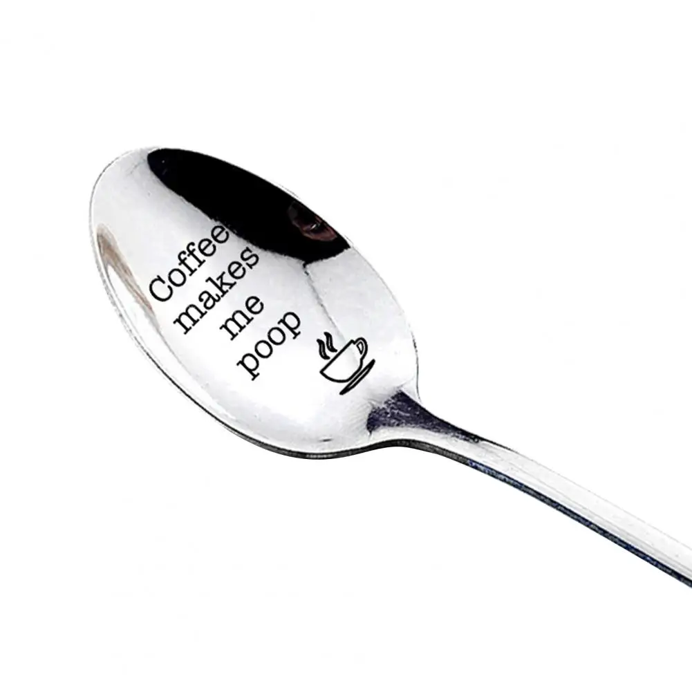 

Stainless Steel Coffee Spoon Dessert Ice Cream Teaspoon Accessories Tableware