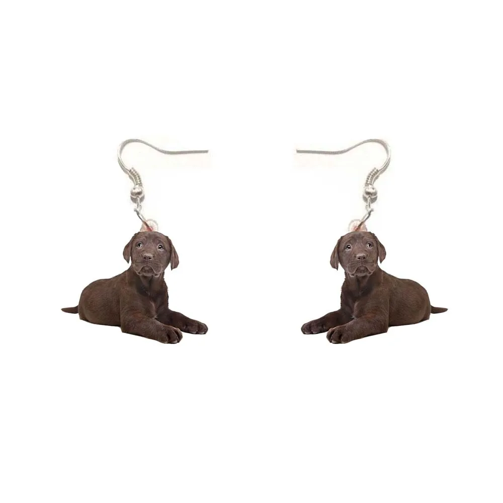 Серьги с собаками Лабрадора 1 пара женские серьги ювелирные изделия подарки для
