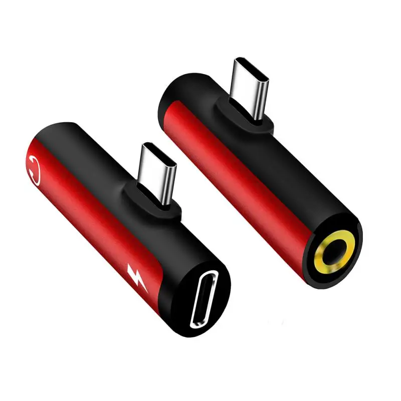 

USB Type C Converter To 3.5mm Aux Jack Adapter 2 In 1 USB C Charging Extension Earphone Adapter For Xiaomi 8 For Huawei Samsung
