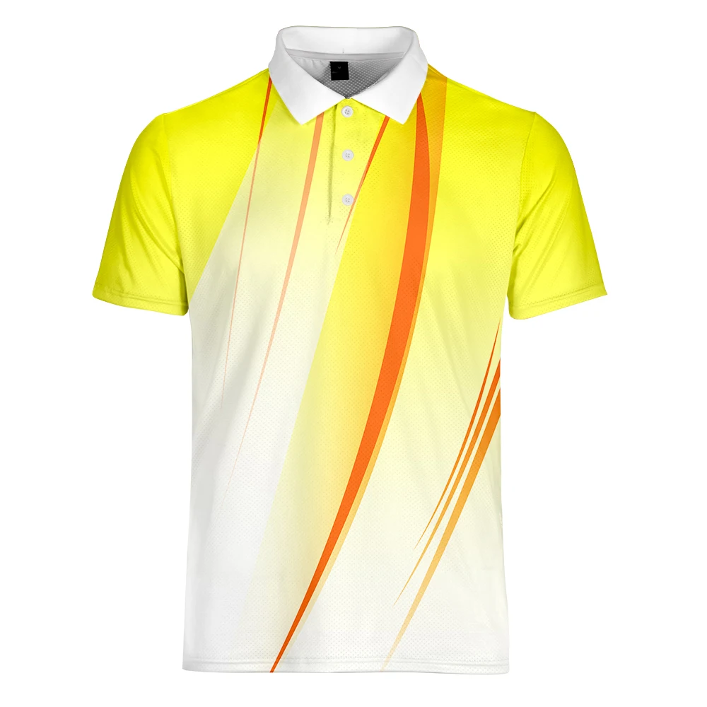 Мужская быстросохнущая футболка WAMNI Повседневная рубашка в полоску с отложным