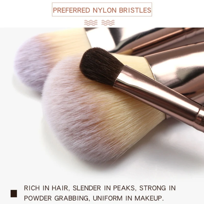 Набор кистей для макияжа MKXJ набор с футляром хранения пудры кисти основы ресниц