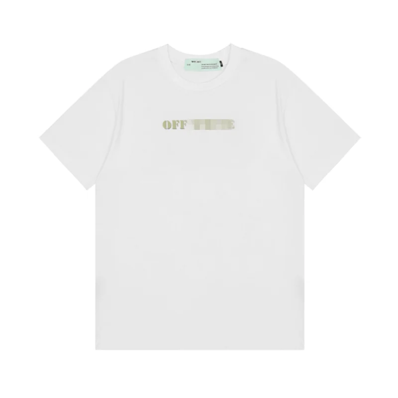 

2021 Hip Hop T-Shirt Summer Short Sleeve Quotes Tumblr Grunge Off White Tee Mans High-quality Classic shirt Outdoor Street Style