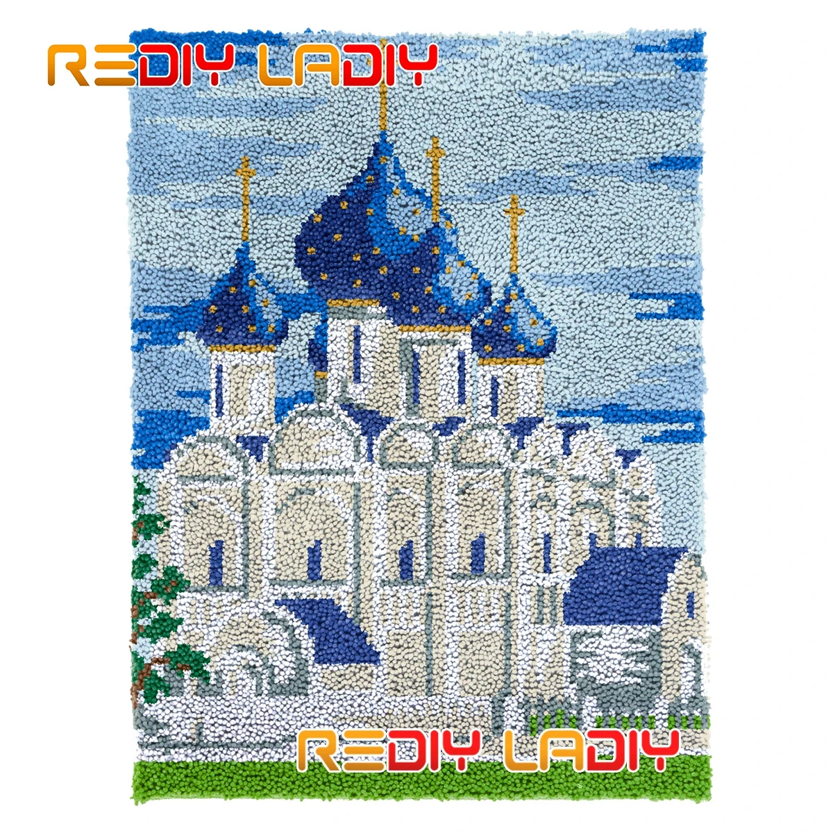 Наборы ковриков с защелкой белый замок ковер для рукоделия рукоделие плюшевые