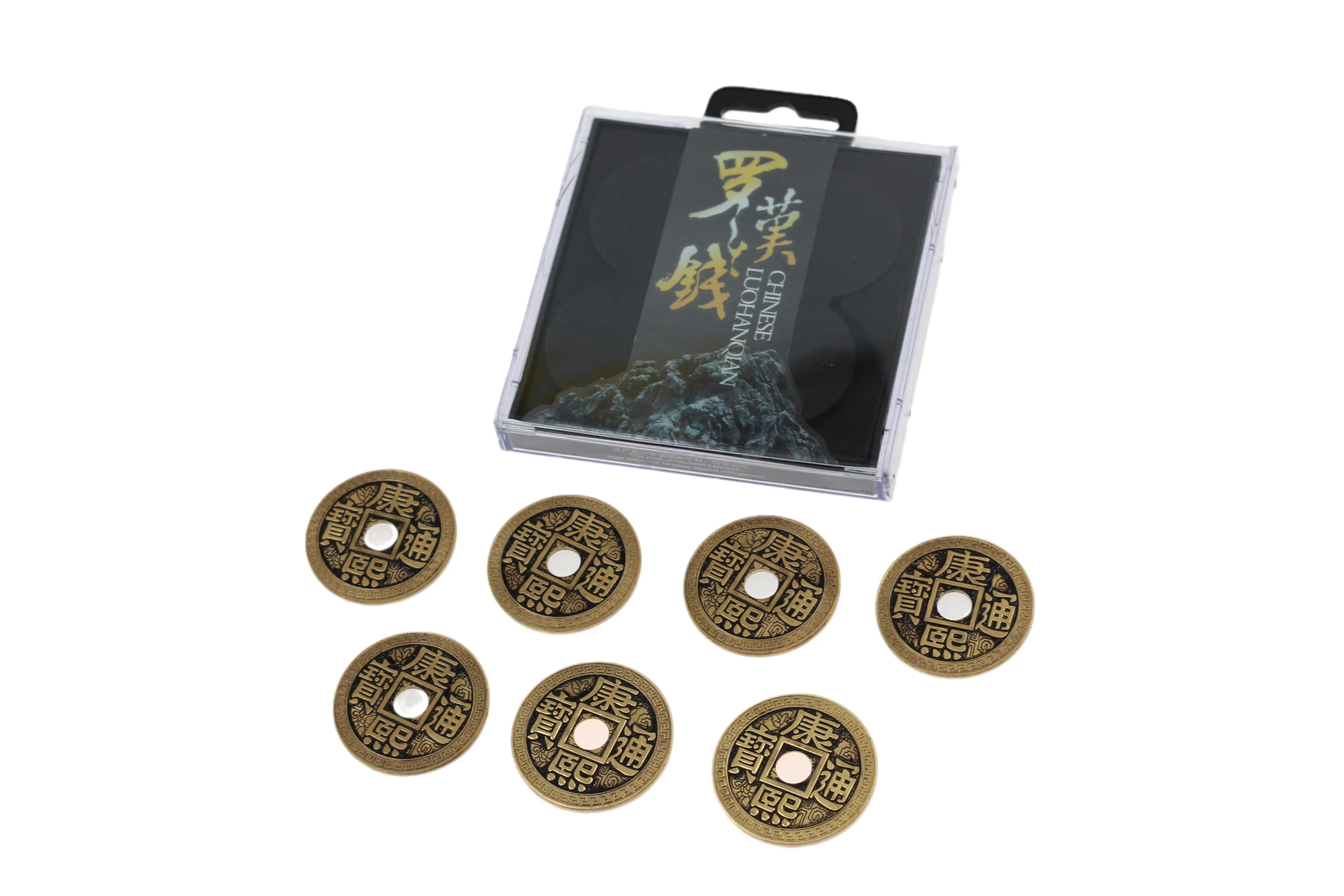 Набор китайских монет LuohanQian (размер монета Моргана 38 мм) | Игрушки и хобби