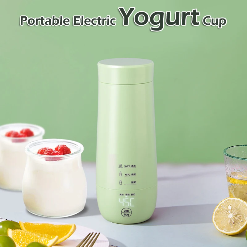 

220V Portable Mini Yoghurt Container Fermenting Machine Electric Kettle Automatic Yogurt Maker Stainless Steel