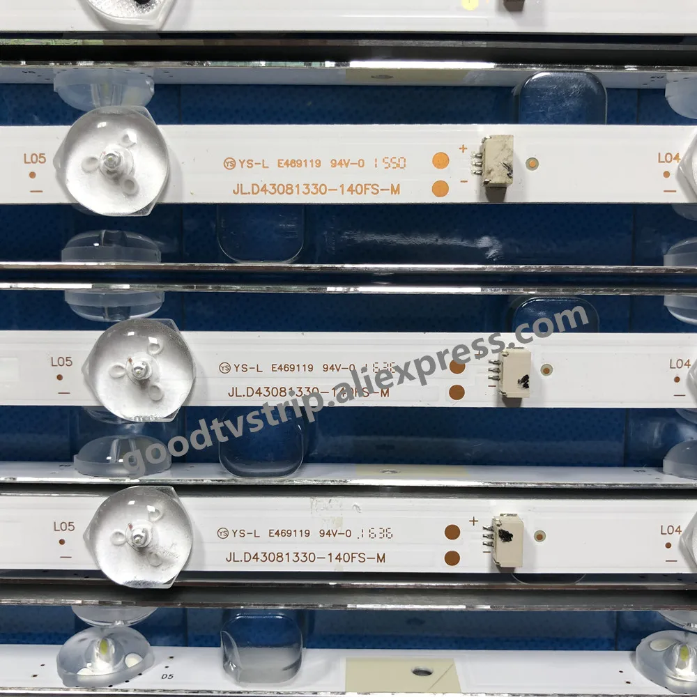 3 шт./лот для 43L1600C 2600C 43L26CMC L43E9600 JL.D43081330 140FS M E469119 8 лампы 755 мм|Светодиодные панели| |