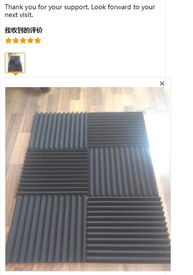 16 шт. акустическая 12 &quotX 12&quot X 1 &quotдюйм (ов) Шум снижение на танкетке поглощение
