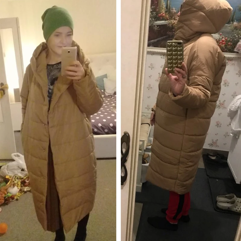 Пуховик женский с капюшоном| |