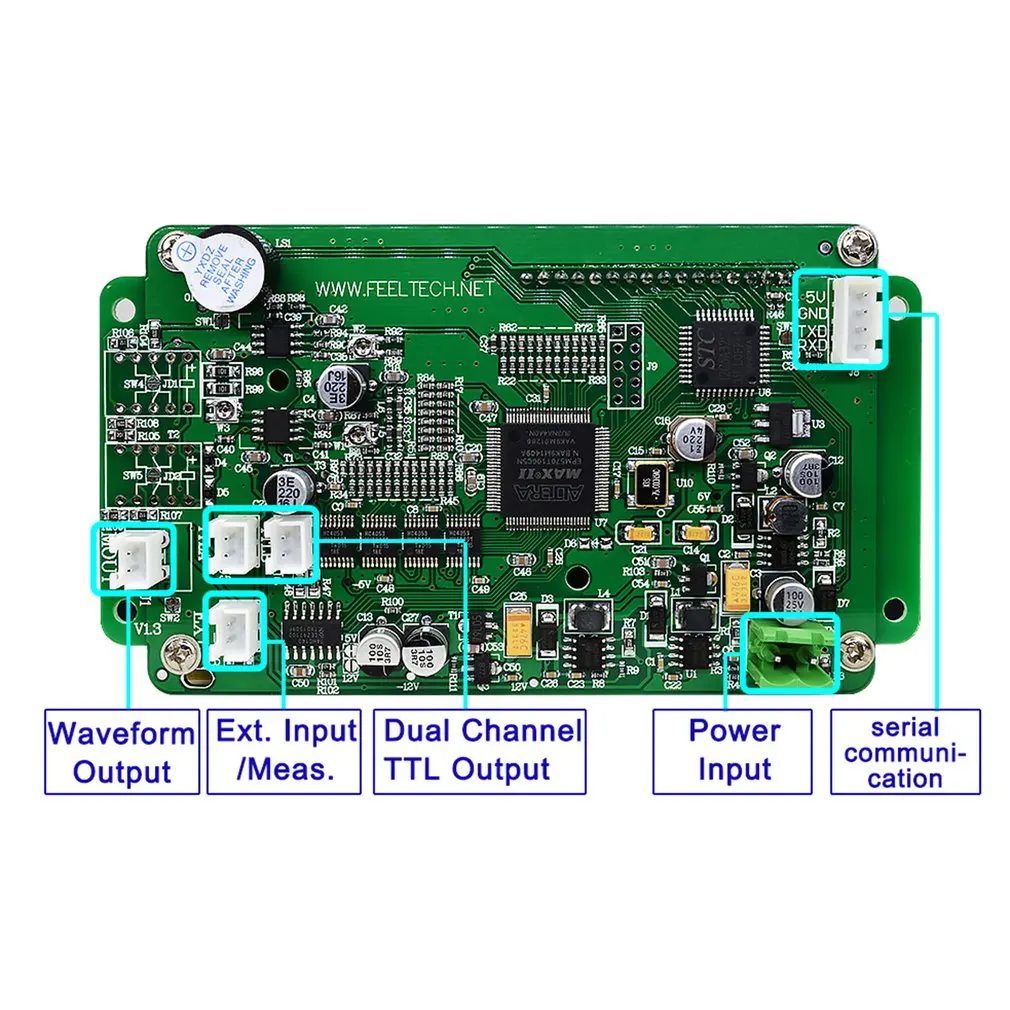 FellTech SGP3015S DDS Source Generator Function Waveform PWM Test Remote Control with Adapter For Laboratories US | Инструменты