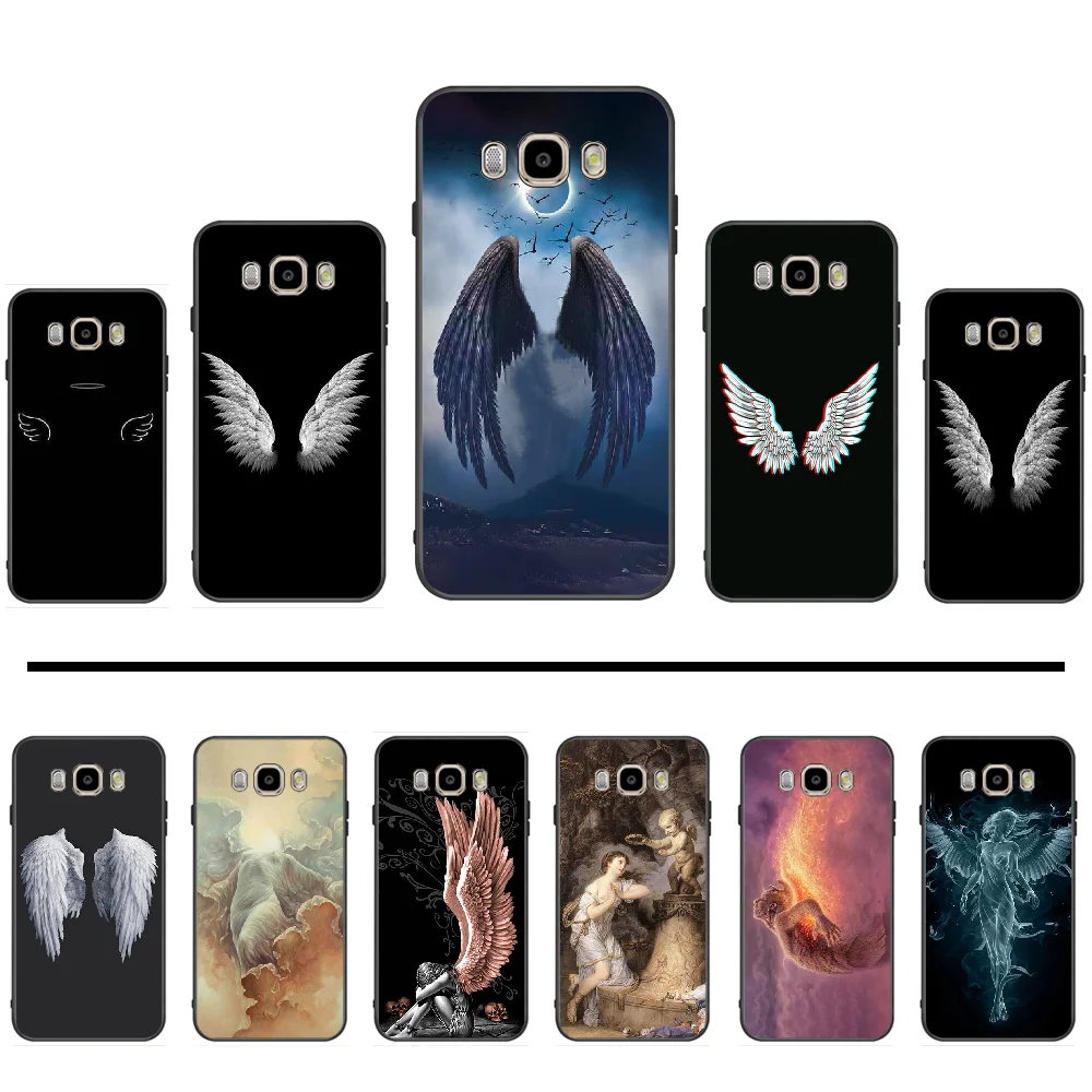 Angel Custom Photo мягкий чехол для телефона Samsung Galaxy J2 J4 J5 J6 J7 J8 2016 2017 2018 Prime Pro plus Neo