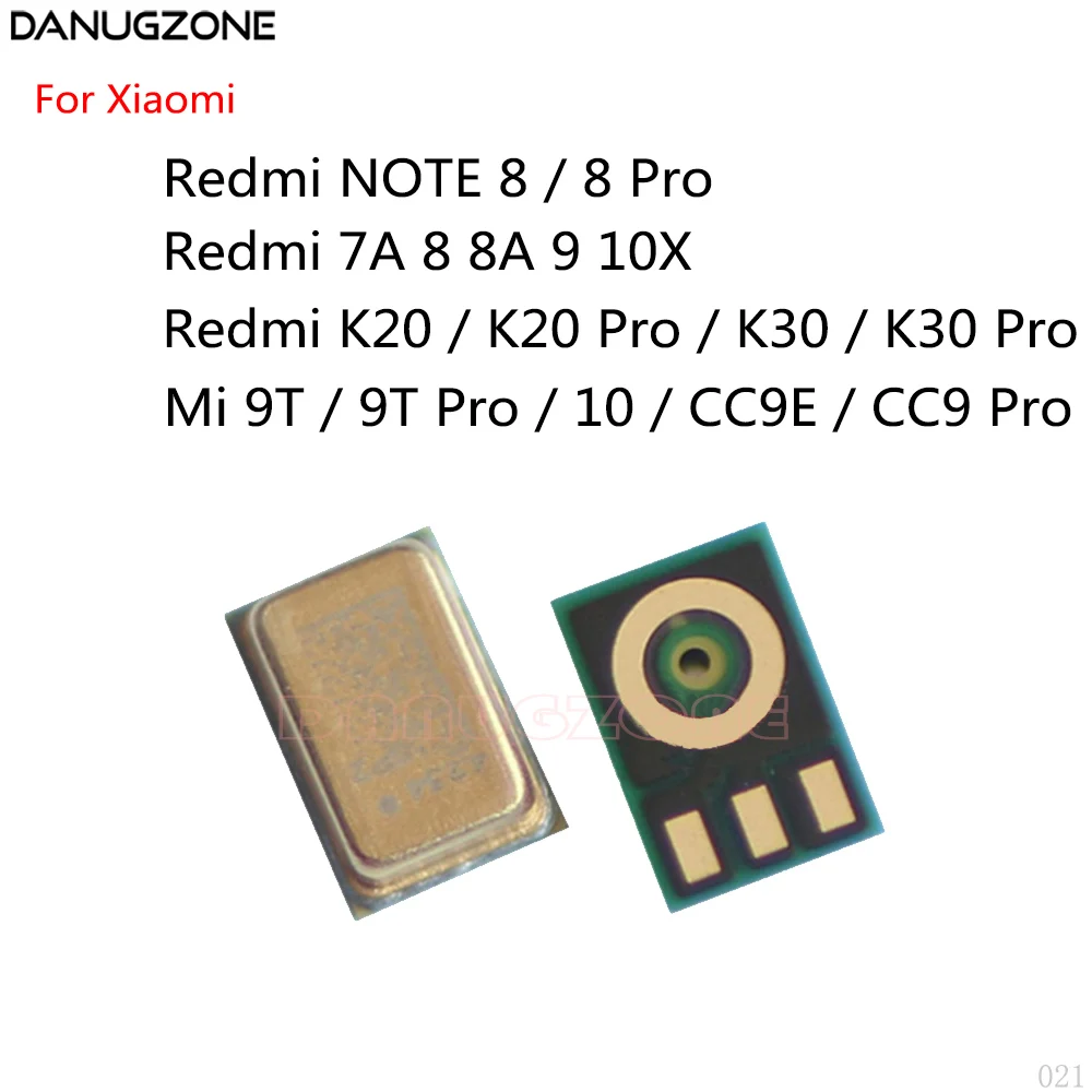 200 шт./лот для Xiaomi Redmi NOTE 8 Pro K20 K30 9T / 7A 8A 9 10X Mi 10 CC9E CC9 Микрофон передатчик микрофон