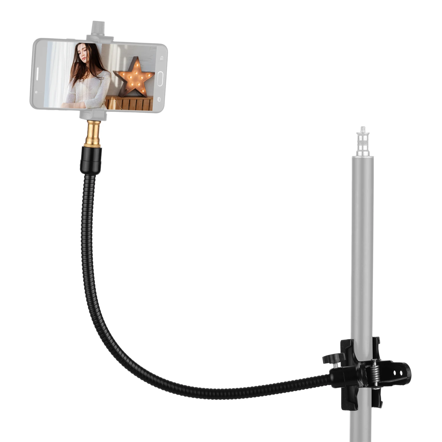 Гибкая трубка с креплением на руку Зажимная подставка 1/4 винтом для экшн камеры