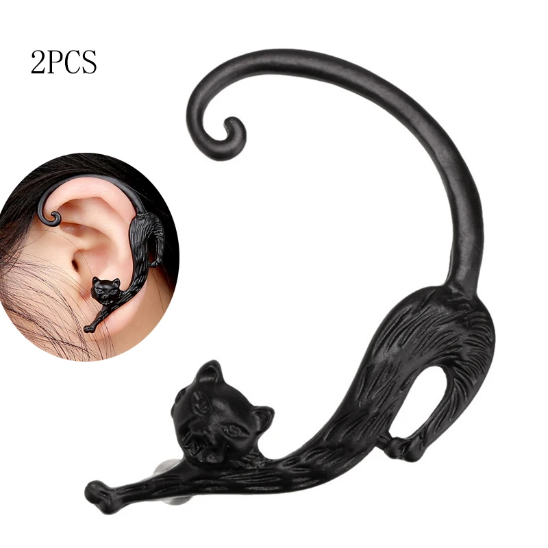 1 шт унисекс панк простой дизайн серебристый Скелет палец руки уха клип ухо