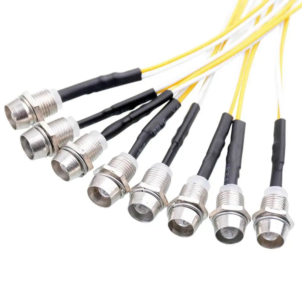 

Remote control model car light TRX-4 simulation climbing car accessories SCX10 D90 car shell LED light group simple 8 lights